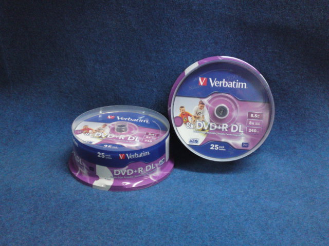 DVD+R 2.4x Dual Layer Verbatim (20 disc pack) - DVD Warehouse
